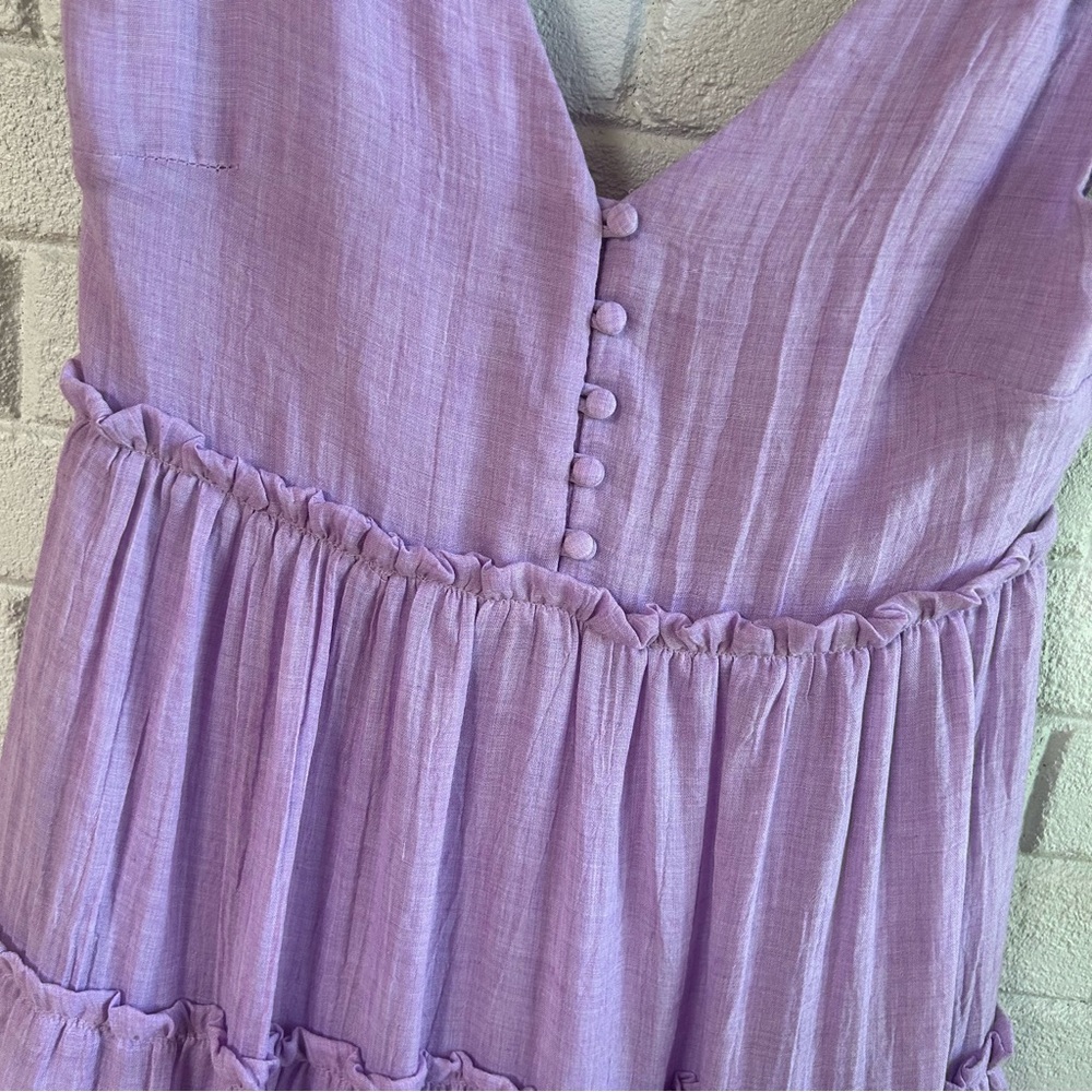 English Factory Tiered Midi Dress purple - Picture 13 of 14